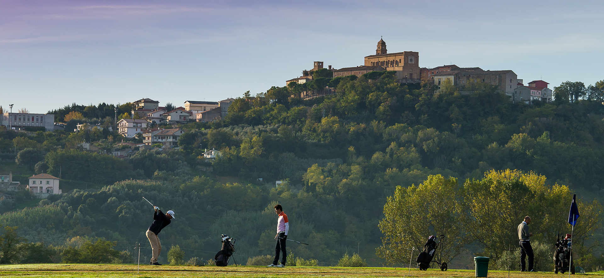 Uno scorcio storico del Golf Il Cerreto di Miglianico