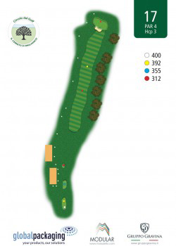 Buca 17 del Golf Il Cerreto di Miglianico