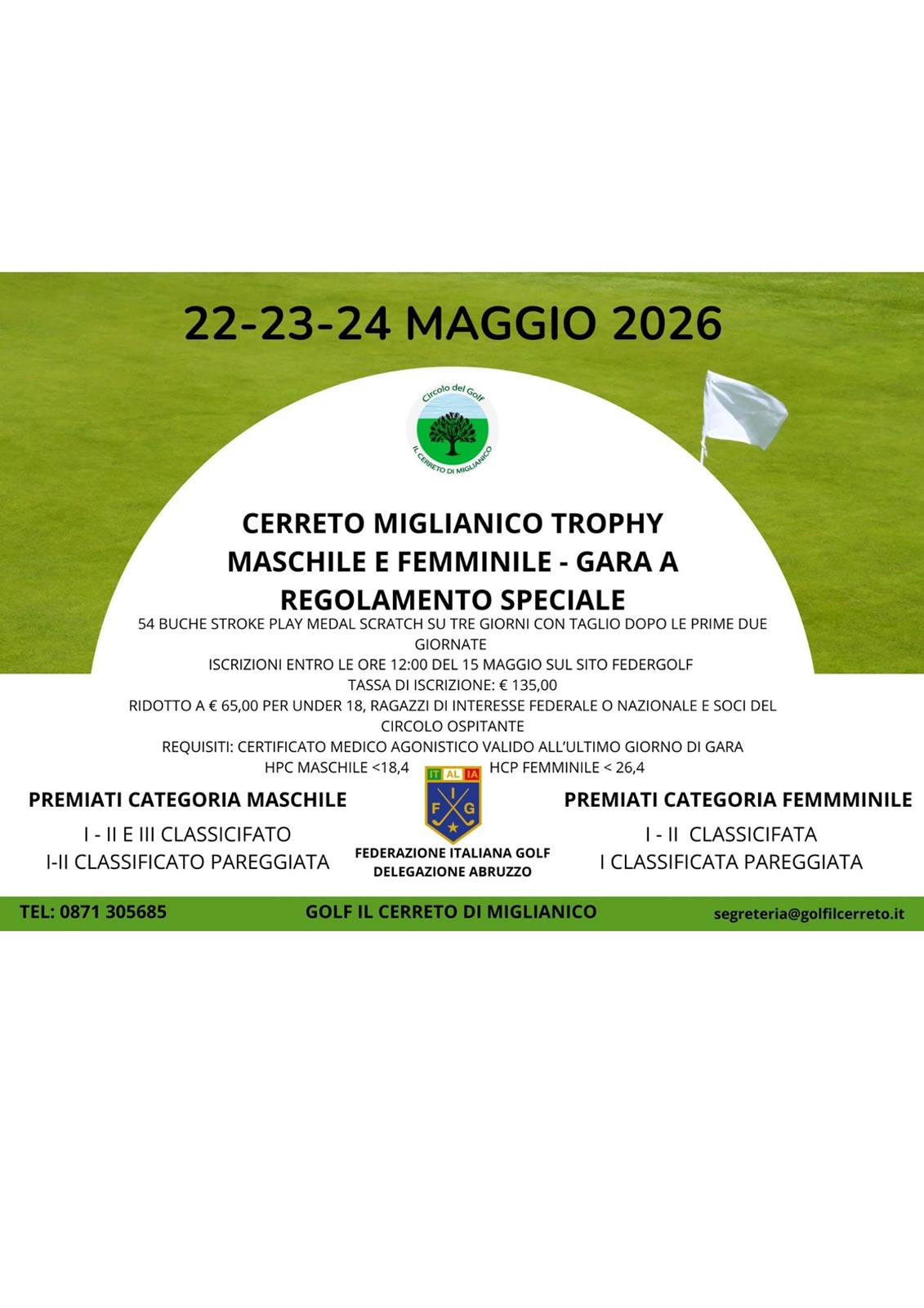 Cerreto Miglianico Trophy 2026