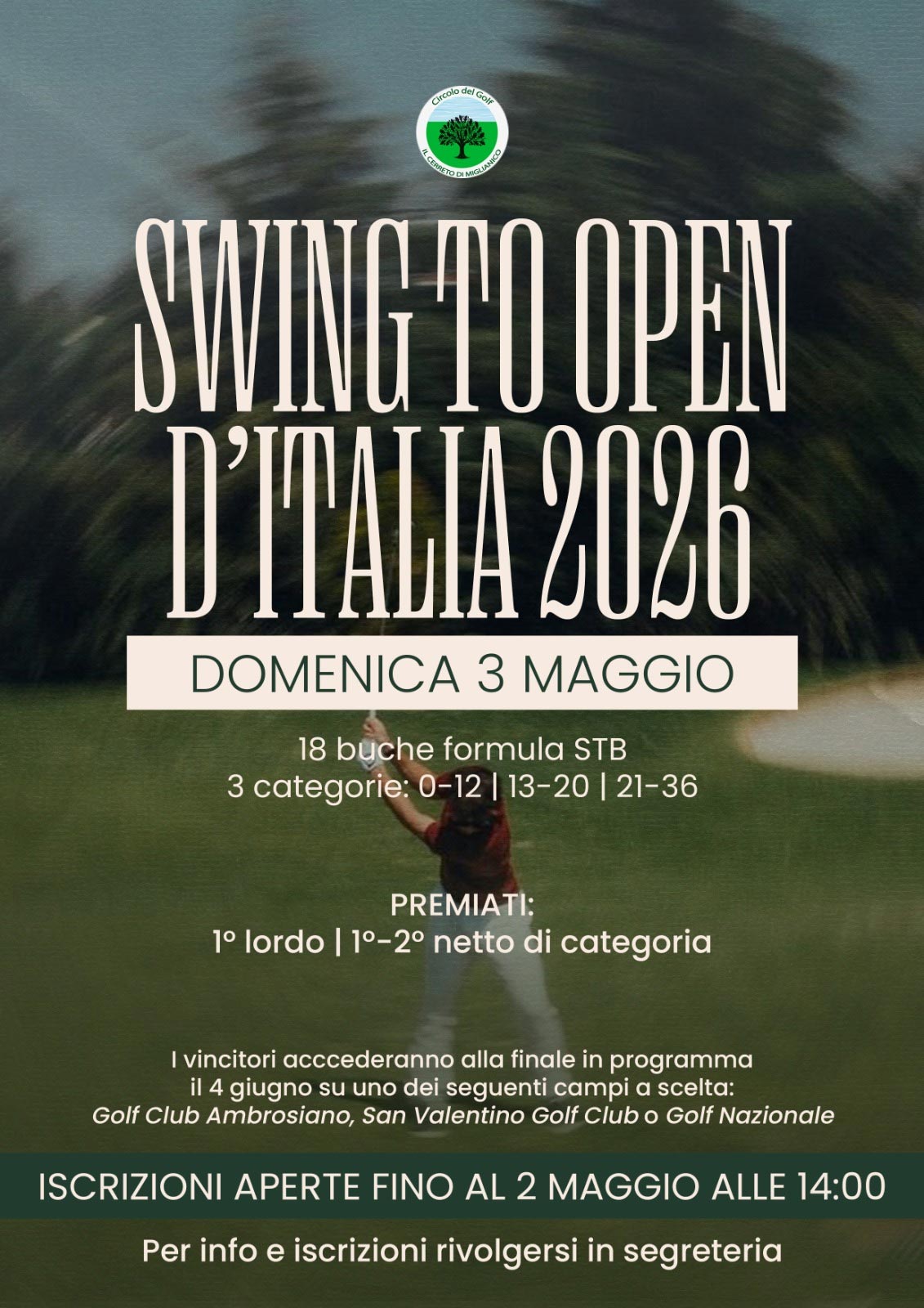 Swing to Open D'Italia 2026